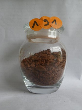 Gissac, terre rouge de l'Aveyron - France